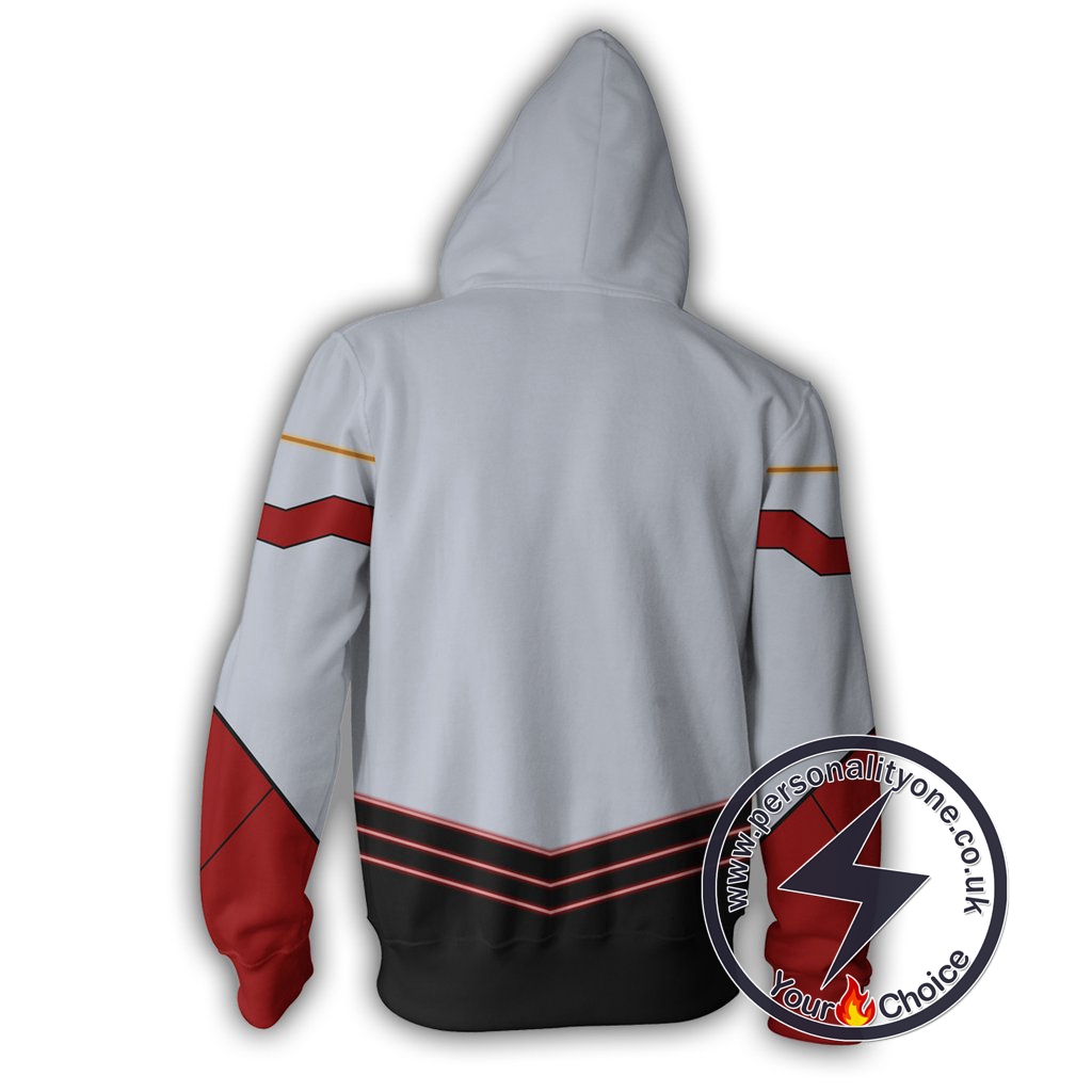 The Flash Hoodie - Flash Wally West Silver Jacket